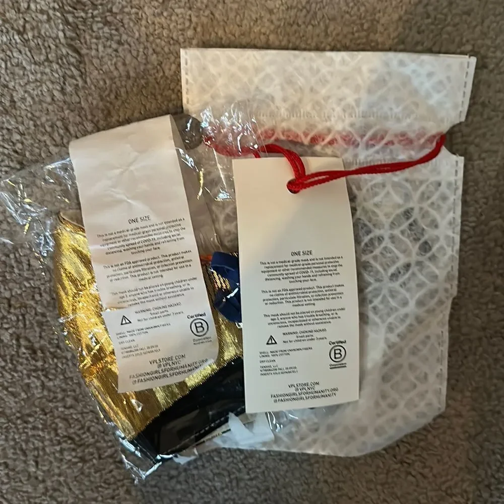 VPL Japanese Vintage Kimono OBI Face Mask!